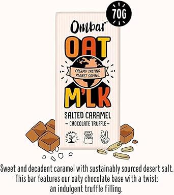 Ombar Oat M'Lk Salted Caramel, 70G