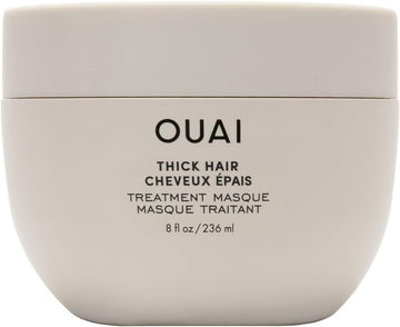Ouai Thick Hair Treatment Masque - Almond Oil, Olive Oil & Hydrolyzed Keratin To Repair & Restore Damaged Hair - Softens, Smooths & Strengthens - Phthalate & Paraben Free Hair Masque - 236Ml