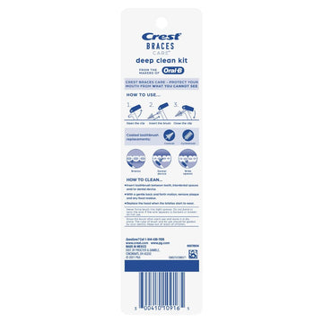 Crest Braces Care Deep Clean Kit With Interdental Toothbrush, 1 Count