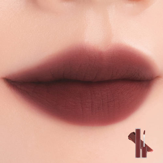 Rom&Nd Blur Fudge Tint | Matte Lipstick| Light Weight| Cream Type| Super Stay| K-Beauty| Highly Pigment|Moisturizing,0.17Oz (04 Radwood)