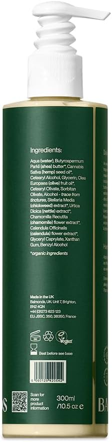 Balmonds Daily Moisturising Cream 300Ml - Moisturiser For Dry Or Sensitive Skin. Natural Emollient Cream For Face, Body And Hands