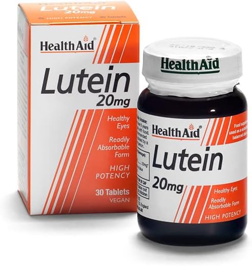 Healthaid Lutein 20Mg - Carotenoid - 30 Vegan Tablets 803165