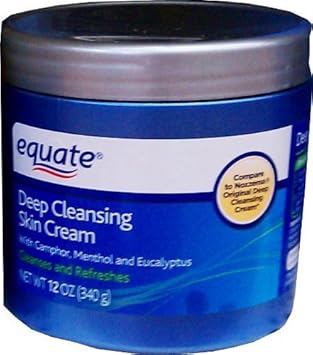 Deep Cleansing Skin Cream By Equate 12Oz Compare To Noxzema Original Deep Cleansing Cream : Facial Cleansing Creams : Beauty & Personal Care