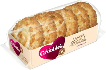 Mrs Crimble's 6 Big Coconut Macaroons 180g : Amazon.co.uk: Grocery