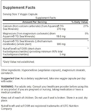 Swanson Aquamin Sea Minerals: Red Mineral Algae 60 Veg Capsules (2 Pack)