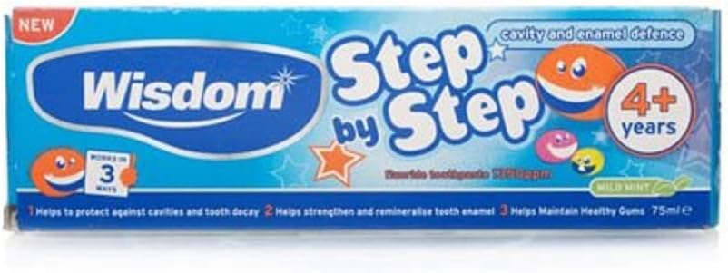 Wisdom Step By Step 4+ Toothpaste