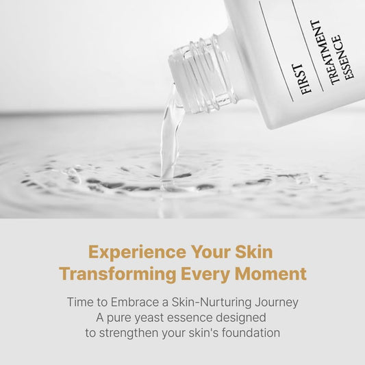Scinic First Treatment Essence 5 Fl Oz(150Ml) / Gentle First-Step Essence, Radiant Skin Glow, Smooth Skin Texture, Moisturizing Care, Korean Skincare