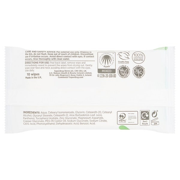 Cosmetic Travel Wipes 10