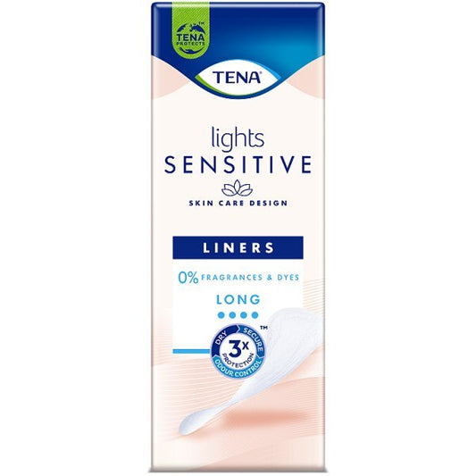 Tena Lights Long Incontinence Liners 20 Pack
