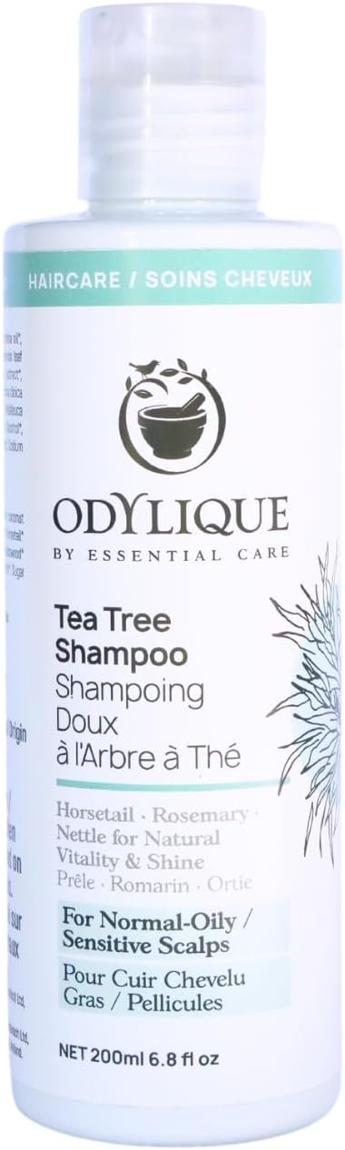 Odylique Organic Tea Tree Shampoo 200ml | For Itchy Scalp | Vegan, Certified Organic & 100% Natural | Sulphate Free & Silicone Free | Salt Free : Amazon.co.uk: Beauty