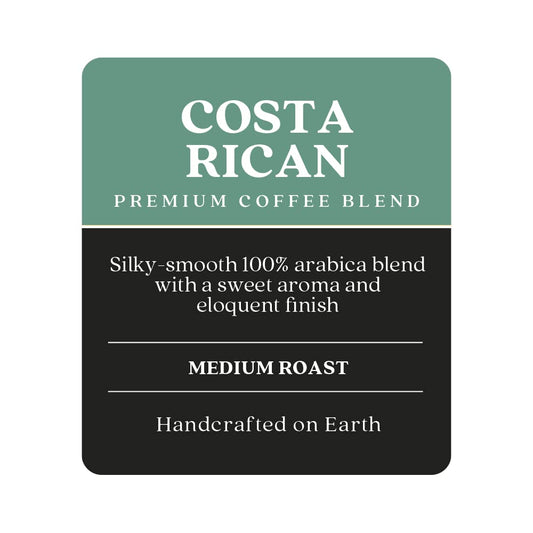 Copper Moon Whole Bean Coffee, Medium Roast, Costa Rican Blend, 5 Lb