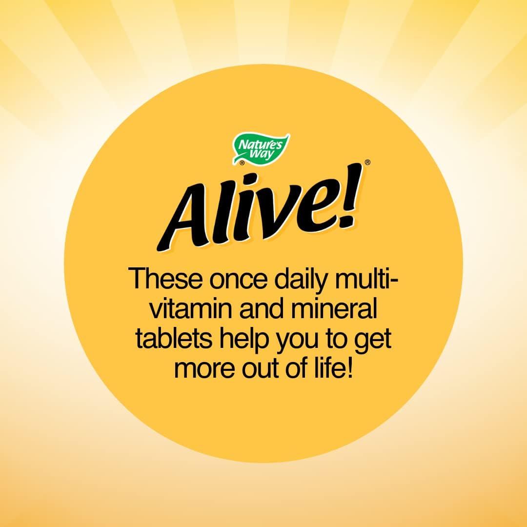 Alive! Women's 50+ Multi-Vitamin and Minerals | 30 Tablets : Amazon.co.uk: Health & Personal Care