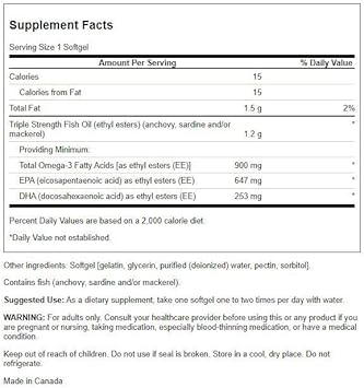 Swanson Triple Strength Super Epa & Dha - Enteric Coated 60 Sgels