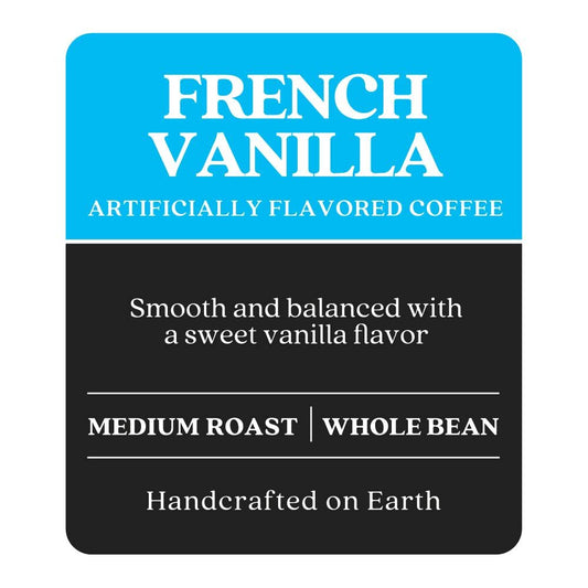 Copper Moon Medium Roast Whole Bean Coffee, French Vanilla, 5 Lb