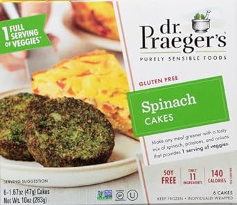 Dr. Praeger'S, Spinach Cakes, 10 Ounce