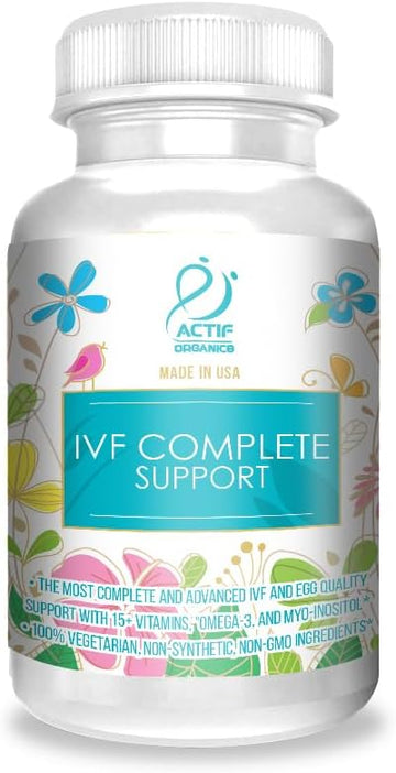 Actif Ivf Complete Support With 15+ Advanced Factors For Egg Quality And Ovulation β Non-Gmo, Fast-Acting, Made In Usa, 90 Count
