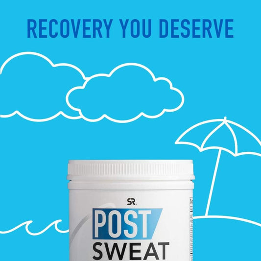 Sports Research Postsweat Advanced Hydration Post-Workout Supplement Powder | Recovery Sports Drink W/Electrolytes + 9 Essential Amino Acids | Informed Choice Sport Certified, Non-Gmo (Bluerazz)