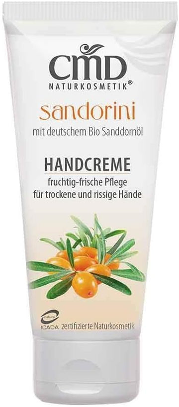 Sandorini Hand Cream For Dry And Cracked Skin With Organic Sea Buckthorn Oil 100 Ml