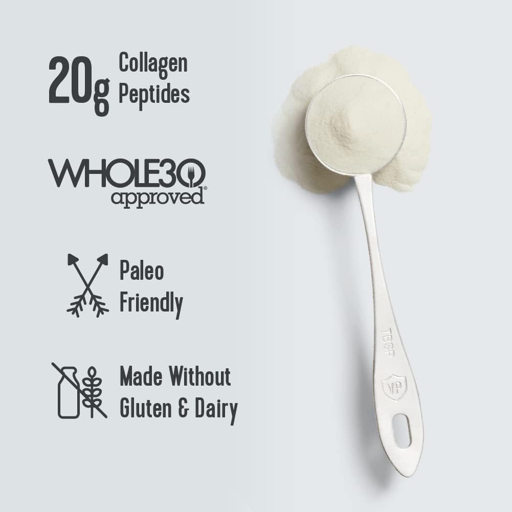 Vital Proteins 1.25 lb Unflavored Collagen Peptides Powder + 15 oz Vanilla Plant Protein Powder : Health & Household