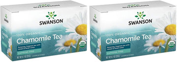 Swanson 100% Certified Organic Chamomile Tea 20 Bag(S) (2 Pack)