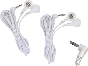 Tens/Ems Electrode Leads With Snap Connection For Tens Machines By Healthcare World