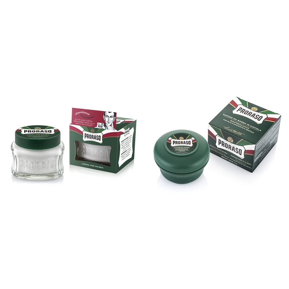 Refreshing Shaving Soap, 5.2 Oz. & Pre-Shave, 3.6 Oz. : Beauty & Personal Care