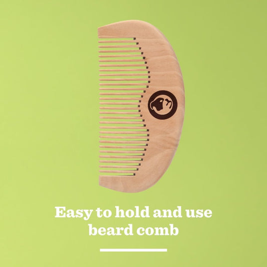 Bulldog - Beard For Men | Beard Comb | Made From Peach Wood