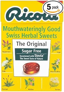 Ricola Original Swiss Herbal Sweets 45 G (Pack Of 5)
