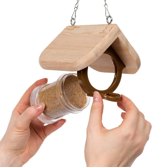 Jacobi Jayne Fb-Thh Flutter Butter Treehouse Hanging Feeder, WoodFb-Thh