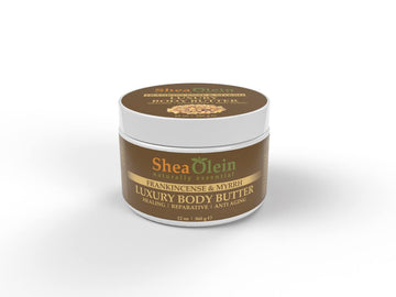 Shea Olein Luxury Body Butter (Frankincense - Myrrh Luxury Body Butter (12Oz))