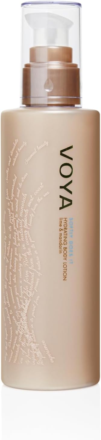 Voya Softly Does It Body Lotion, Seaweed And Plum Oil, Lime And Mandarin Scent