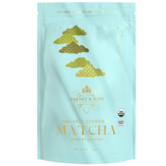 Harney & Sons Organic Everyday Matcha | 16Oz Bag Powdered Matcha Tea