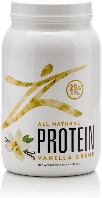 Zurvita Natural Protein For Muscle Building Vanilla CrMe Flavor, 49 F