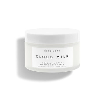Herbivore Cloud Milk Coconut + Maca Fast-Absorbing Moisturizing & Firming Body Cream | Smooths The Look Of Cellulite + Firms Skin | Plant-Based, Vegan, Cruelty-Free, 195 Ml / 6.6 Oz