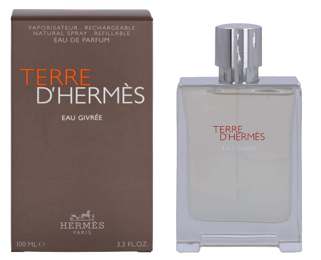 Hermes Terre Dhermes Eau Givree For Men - 1.6 Oz Edp Spray (Refillable) : Beauty & Personal Care
