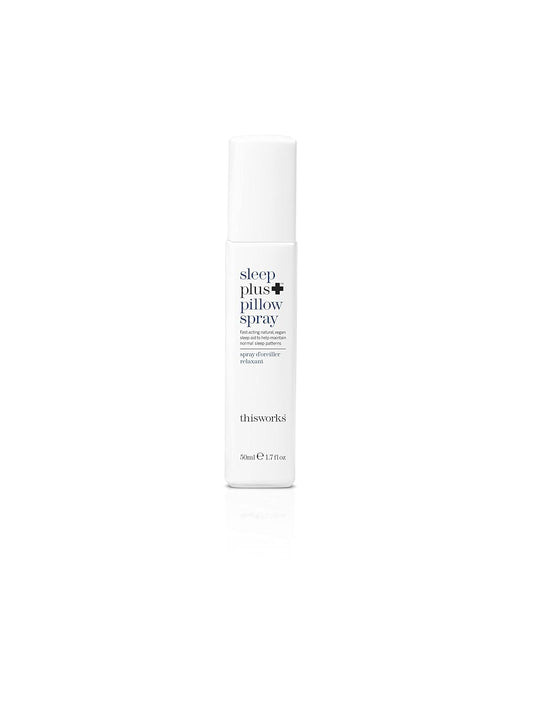 Thisworks Sleep Plus+ Bedtime Bundle: Sleep Plus+ Pillow Spray & Body Cocoon Lotion, Natural Restfulness (1.7 Fl Oz & 3.3 Fl Oz)