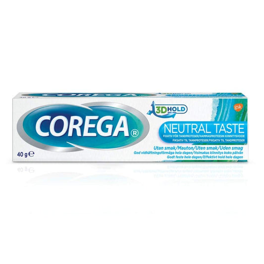 Corega Neutral 3D Hold Comfort Adhensive Cream : Health & Household