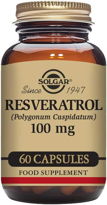 Solgar, Resveratrol, 100 Mg Vegetable Capsules