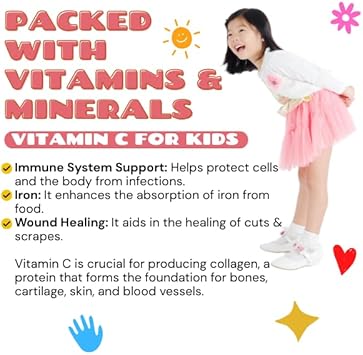 SunVit-Pro Multivitamin Gummies 3-12 - Berry Flavor Vitamins | Kids Chewable Multivitamins | 60 Daily Gummies Includes Vitamin-A, Vitamin-C, B6, B12, B5, Niacin, Iodine, Zinc & Biotin : Amazon.co.uk: Health & Personal Care