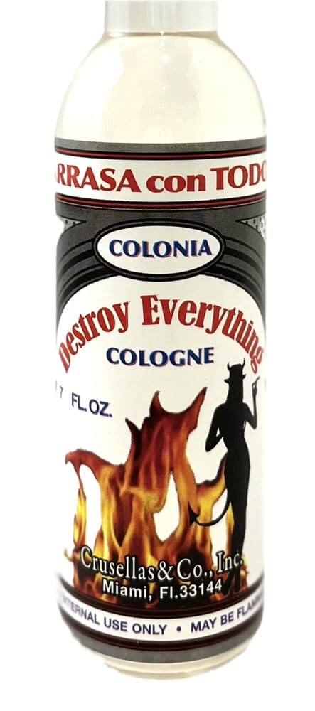 Crusellas Destroy Everything (Arrasa Con Todo) Cologne 7 Fl. Oz. : Beauty & Personal Care