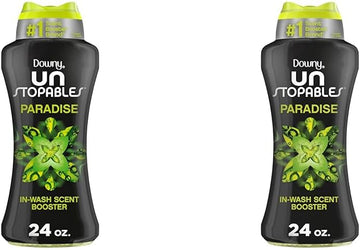 Downy Unstopables In-Wash Laundry Scent Booster Beads, Paradise, 24 Oz (Pack Of 2)