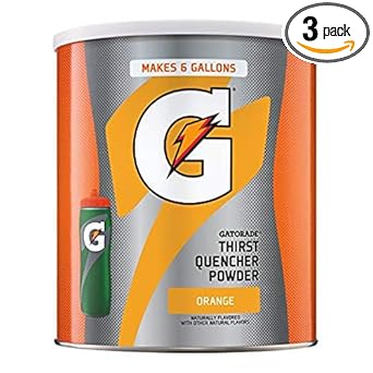 Gatorade Thirst Quencher Powder, Orange, 51Oz Powder (Pack Of 3)