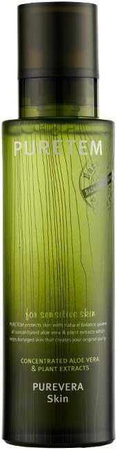 Puretem Purevera Facial Skin Toner (100% Organic Aloe Vera) 130Ml : Welcos : Beauty & Personal Care