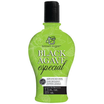 Brown Sugar Black Agave Especial Tanning Lotion With Advanced Bronzers Tan Inc. -7.5 Oz : Beauty & Personal Care