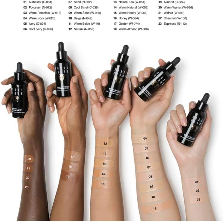 Bobbi Brown Intensive Skin Serum Foundation Spf40, 0 Porcelain, Pack Of 1 (1 X 30 Ml)