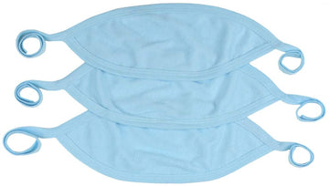 ToBeInStyle Babies' 3 Pack Comfortable Newborn Baby Belly Binder - Blue - One Size