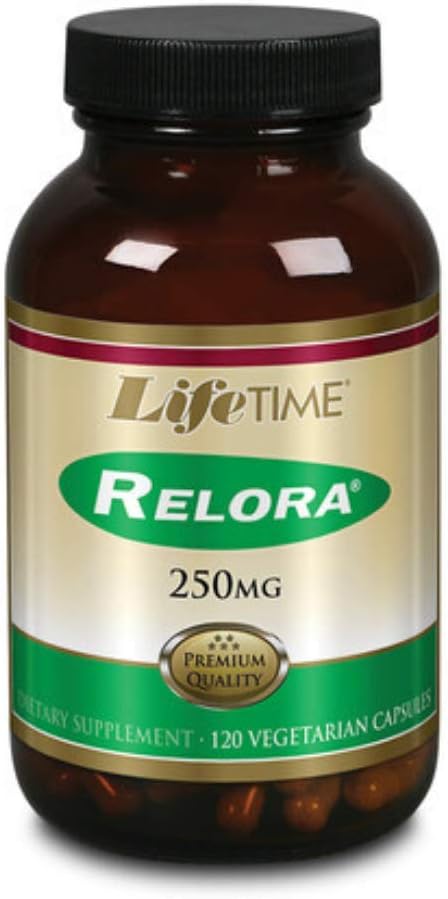 LIFETIME Relora, Veg Cap (Btl-Glass) 250mg | 120ct : Health & Household