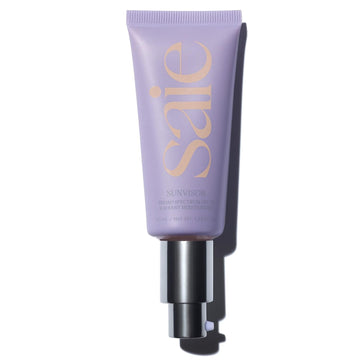 Saie Sunvisor Broad Spectrum Sunscreen Moisturizer Spf 35 - Hydrating Daily Face Sunscreen With 100% Sheer Mineral Zinc Oxide, Hyaluronic Acid + Vitamin C For Radiant, Dewy Skin (1.35 Fl Oz)