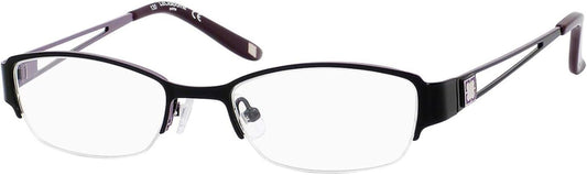 Liz Claiborne 417 Eyeglasses (0Fm4) Black Orchid, 48 Mm : Health & Household