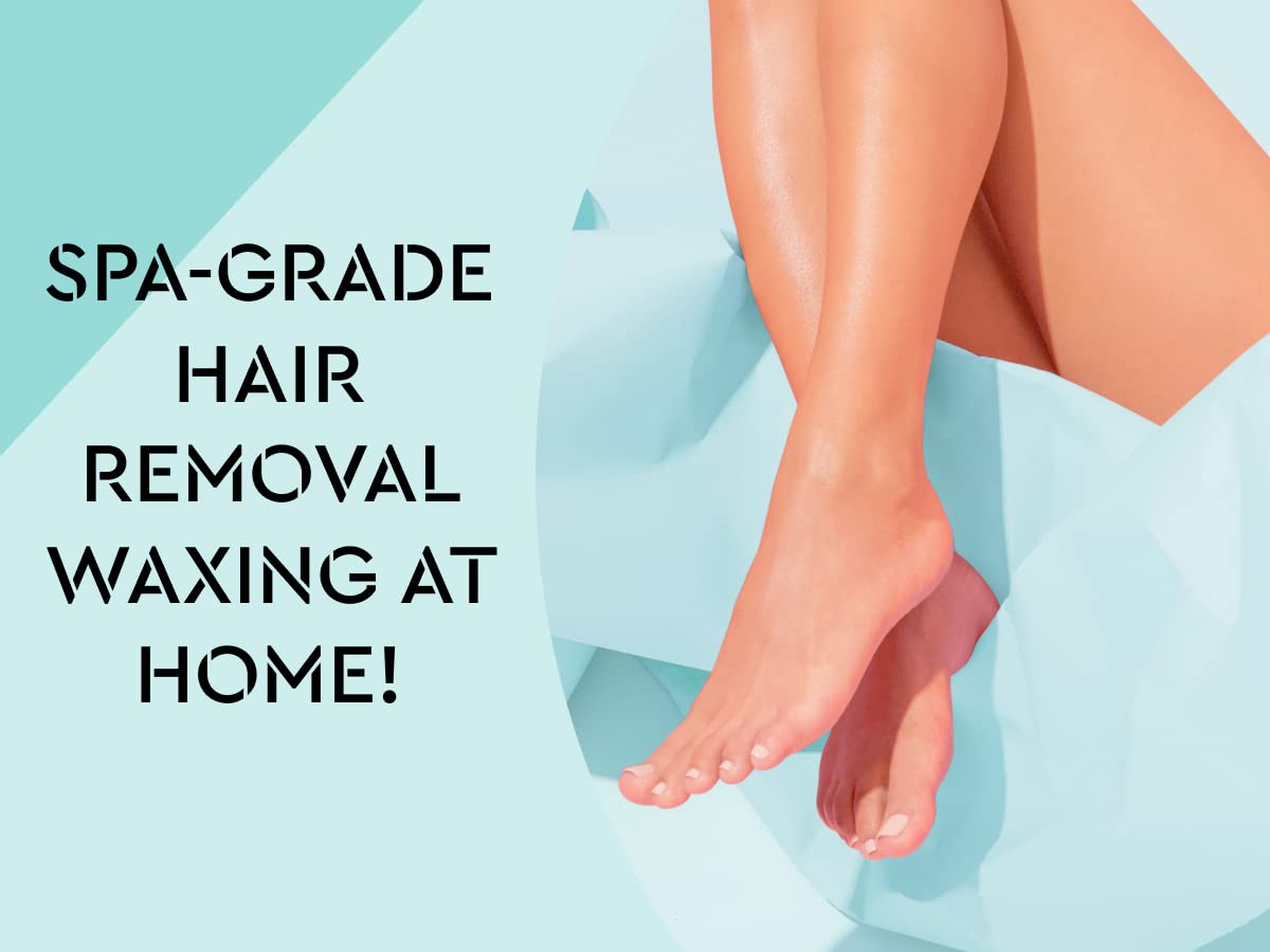 Bliss Poetic Waxing At Home Wax Kit - 5.3 Fl Oz - Microwavable Stripless Wax Hair Removal Kit - Fragrance Free - Safe for All Skin Types & Bliss Jelly Glow Peel™ Gentle Non-Abrasive Cleanser and Exf : Beauty & Personal Care